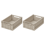 2-Pack Storage Box Weston "S" Sandy
