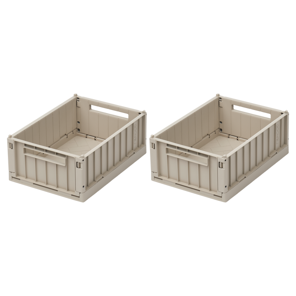 2-Pack Aufbewahrungsbox Weston "S" Sandy