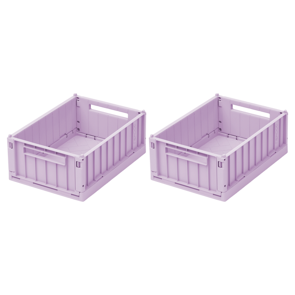 2-Pack Storage Box Weston "S" Light Lavender