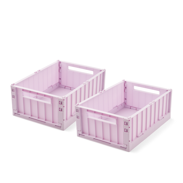 2-Pack Aufbewahrungsbox Weston "M" Light Lavender