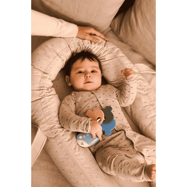 Gro Babynest von Liewood aus Bio-Baumwolle, Ansicht von oben