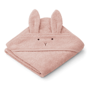 Albert Hooded Bath Towel Rabbit Rose