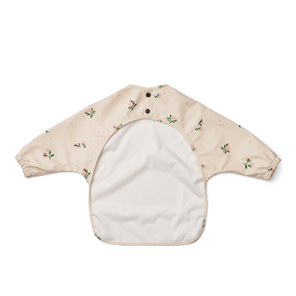Merle bib with sleeves Peach Sea Shell