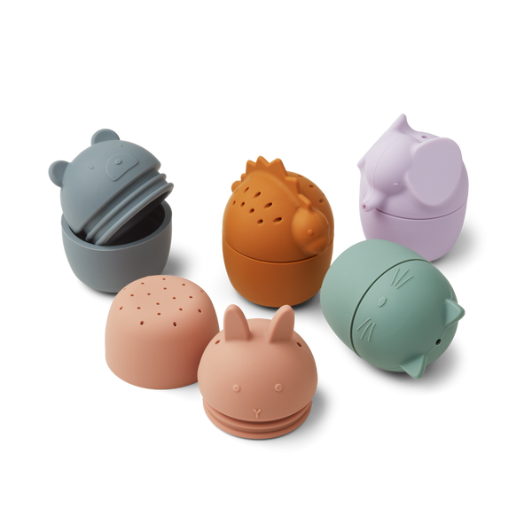 Gaby 5-Pack Bath Toys Multi