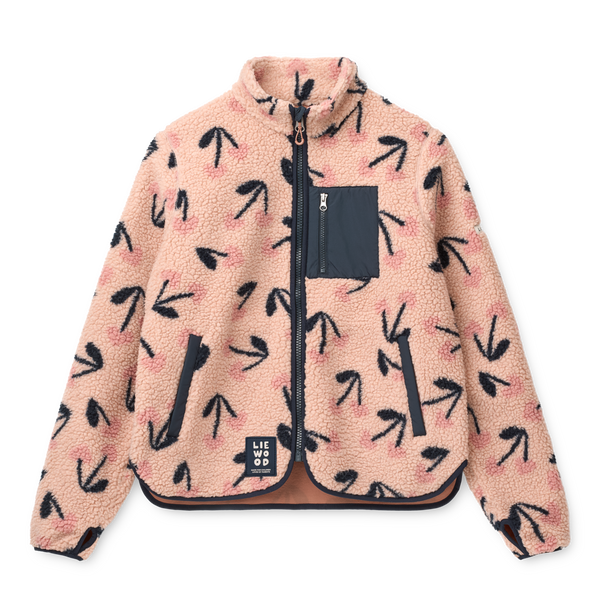 Nelson Adults' Pile Jacket Mega Cherry Heart
