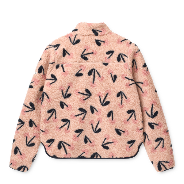 Nelson Adults' Pile Jacket Mega Cherry Heart