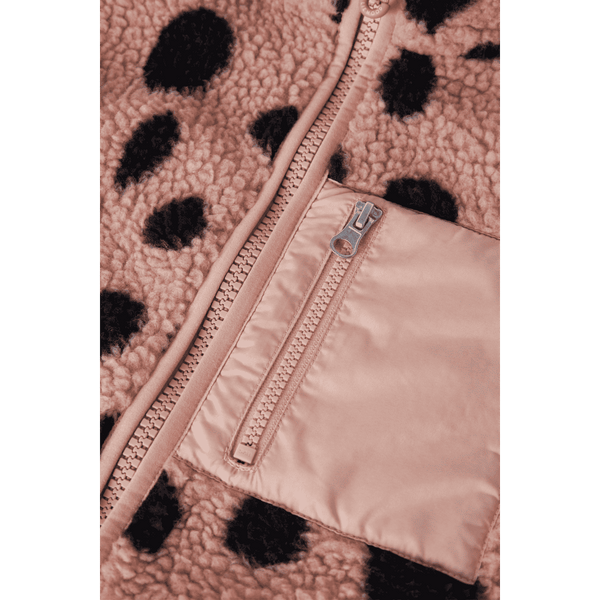 Liewood Nelson Teddyjacke Erwachsene Mega Leo Spot Pale Tuscany – Rückansicht