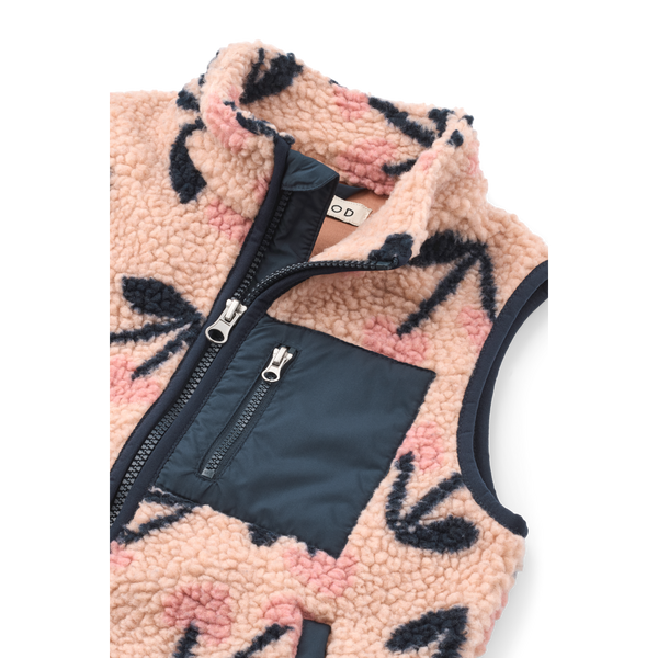Vada Pile Vest Mega Cherry Heart