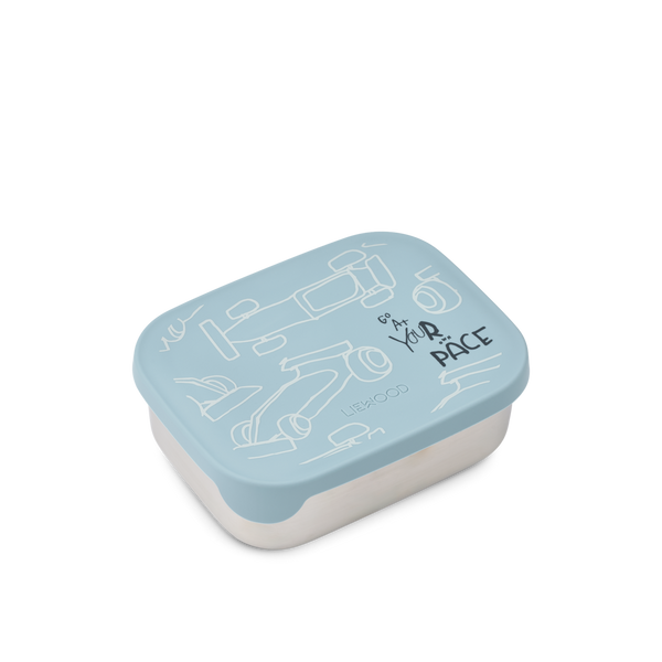 Arthur Lunchbox Race Cars / Beach Blue