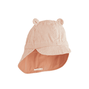 Second Season: Gorm Reversible Sun Hat Stripe Tuscany Rose