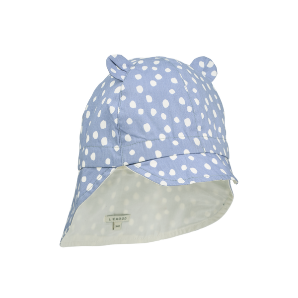 Gorm Linen Sun Hat Dot / Dusty Lavender