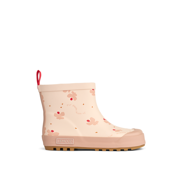 Tekla rain boots Mini Butterfly / Apple Blossom 
