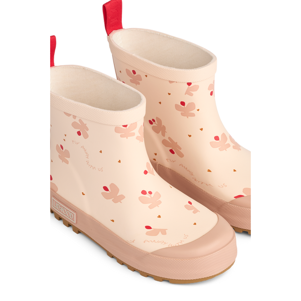 Tekla rain boots Mini Butterfly / Apple Blossom 