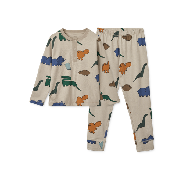 Wilhelm Pajama Dinosaur Mist