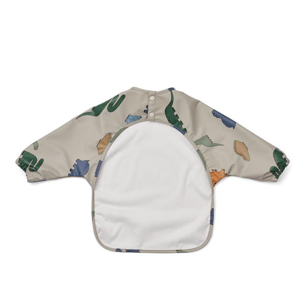 Merle bib with sleeves Dinosaurs