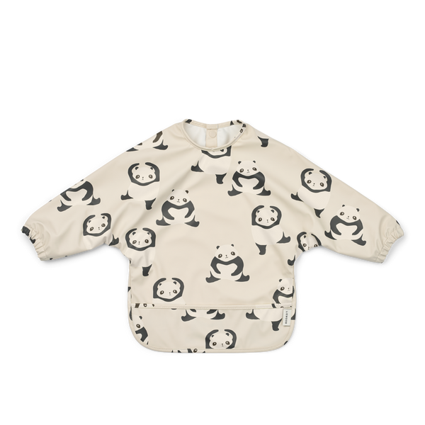 Merle Bib with Sleeves Panda / Sandy