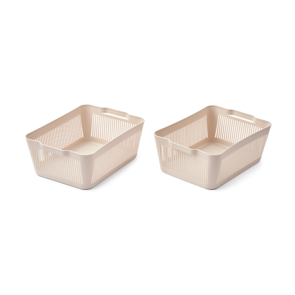 2-Pack Makeeva Storage Baskets Sandy