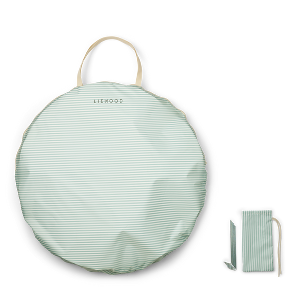 Pop-up Beach Tent Cassie Peppermint / Creme de la Creme