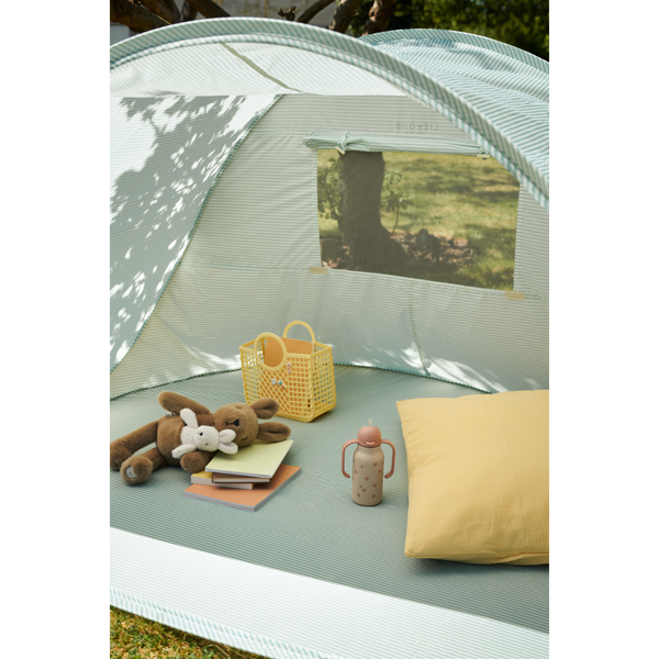 Pop-up Beach Tent Cassie Peppermint / Creme de la Creme
