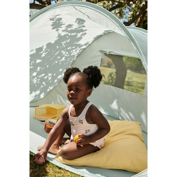 Pop-up Beach Tent Cassie Peppermint / Creme de la Creme