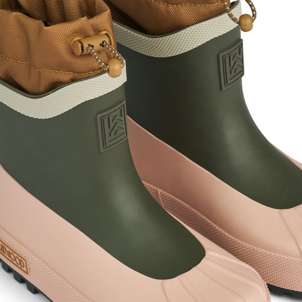 Isaac Technical Rain Boots Army Brown Multi Mix 