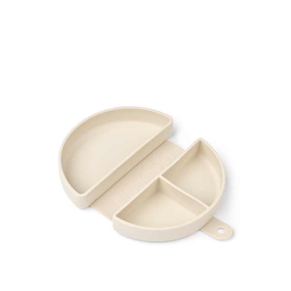 Eugene foldable snack box Peach / Sea shell