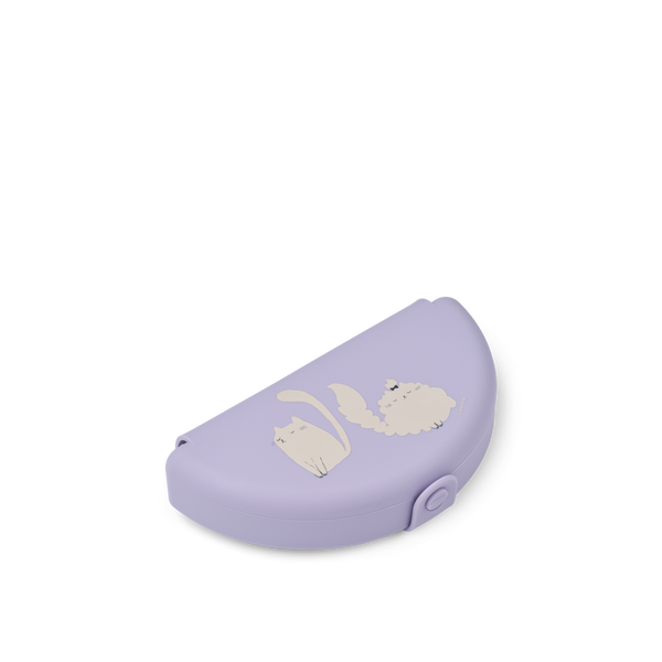 Eugene Foldable Snack Box Cat / Warm Lilac