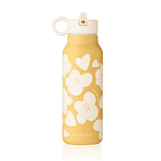 Falk drinking bottle Flower / Lemon Yellow