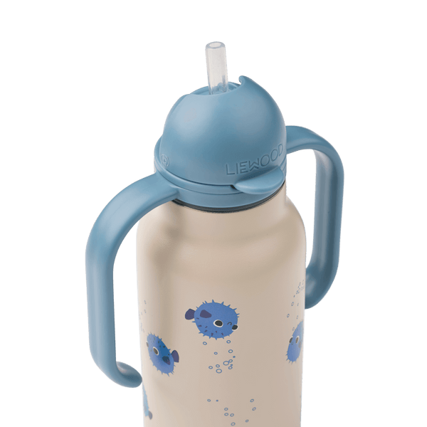 Kimmie Water Bottle Pufferfish / Sandy