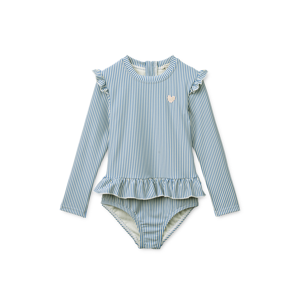 Sille long sleeve swim dress Riverside / Creme de la creme 