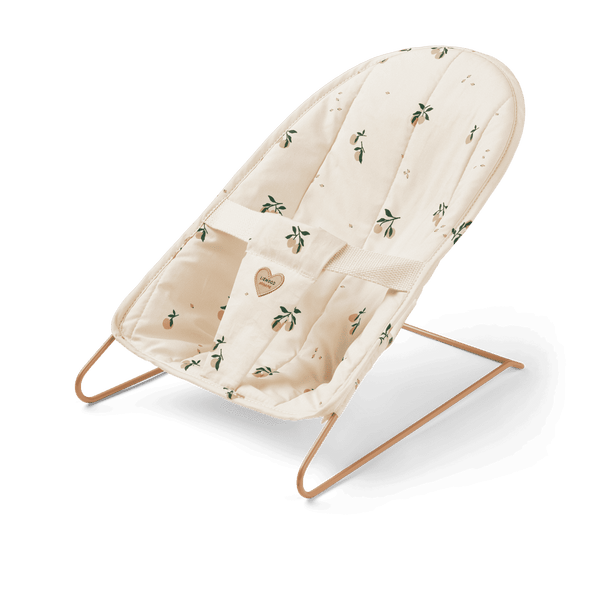 Liewood Puppen-Wippe Mabel in Mini Me Peach / Seashell mit Stahlrahmen