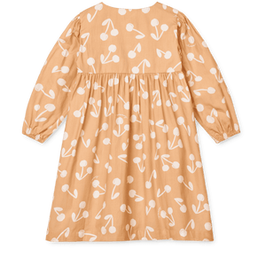 Ariana Kleid von Liewood mit Volant-Ärmeln und Knopfleiste