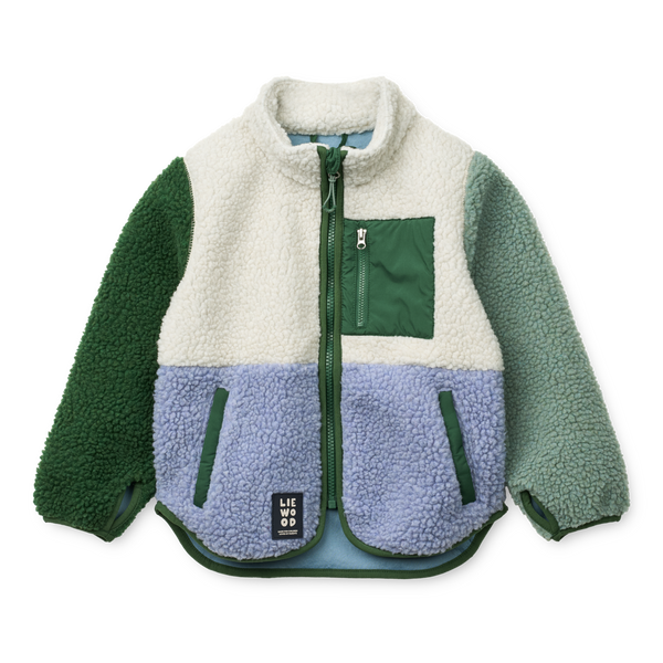 Nolan Pile Jacket Dusty Lavender Multi Mix