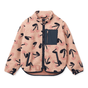 Nolan Pile Jacket Mega Cherry Heart / Rosey