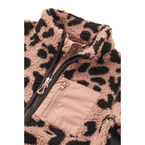 Liewood Nolan Pile-Jacke Leo Pale Tuscany Detail Reissverschluss