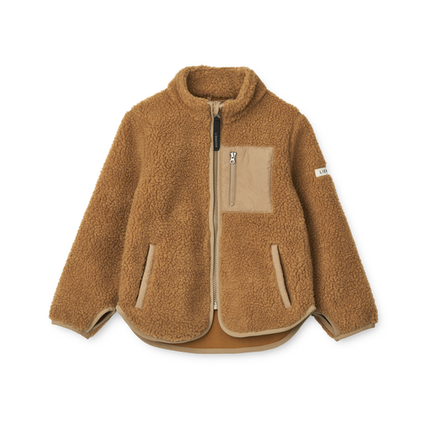 Nolan Pile Jacket Golden Caramel Oat mix