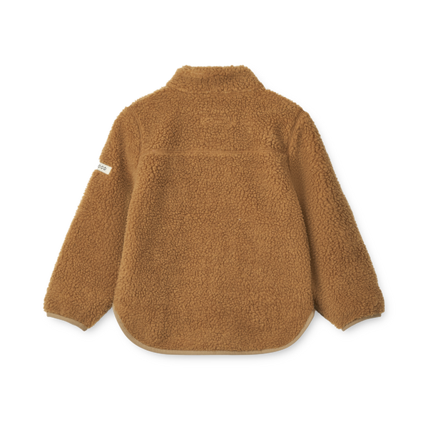 Nolan Pile Jacket Golden Caramel Oat mix