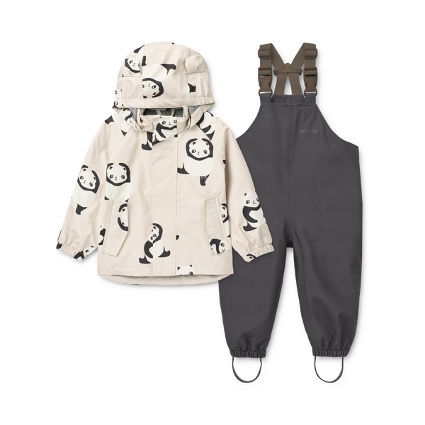 Manu Rain Set Panda / Sandy