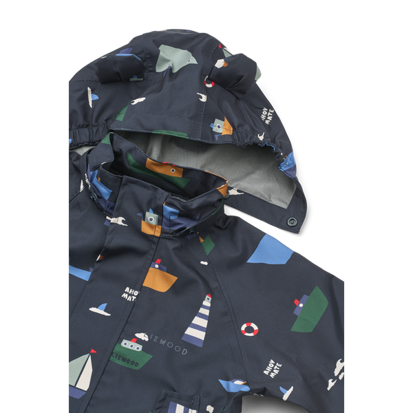 Manu rain set Sailing / Classic Navy