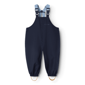 Liewood Manu Regenset Dino Roar Classic Navy – Latzhose Detail