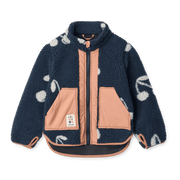 Noam Pile jacket Cherry Blossom / Navy