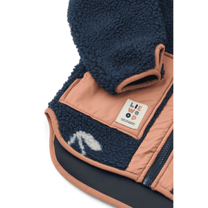 Noam Pile jacket Cherry Blossom / Navy