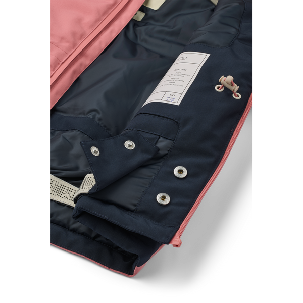 Kalle winter jacket Dusty Rose / Navy