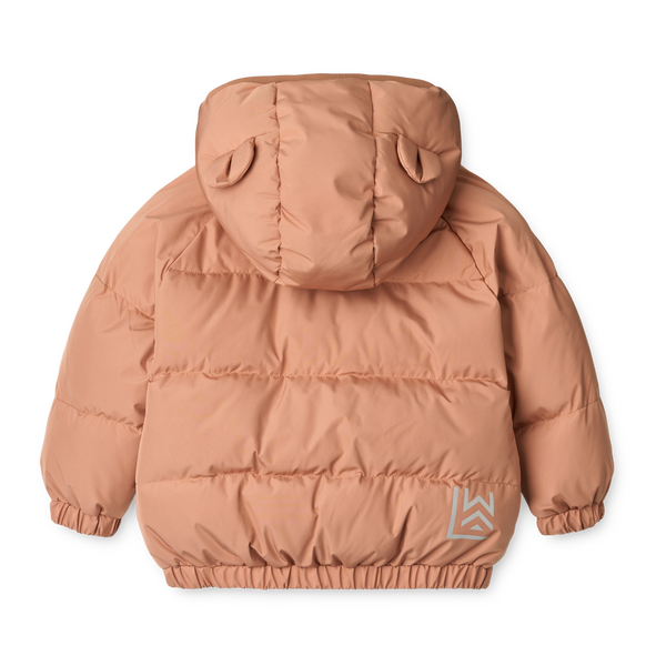Adelina winter jacket with ears Tuscany Rose