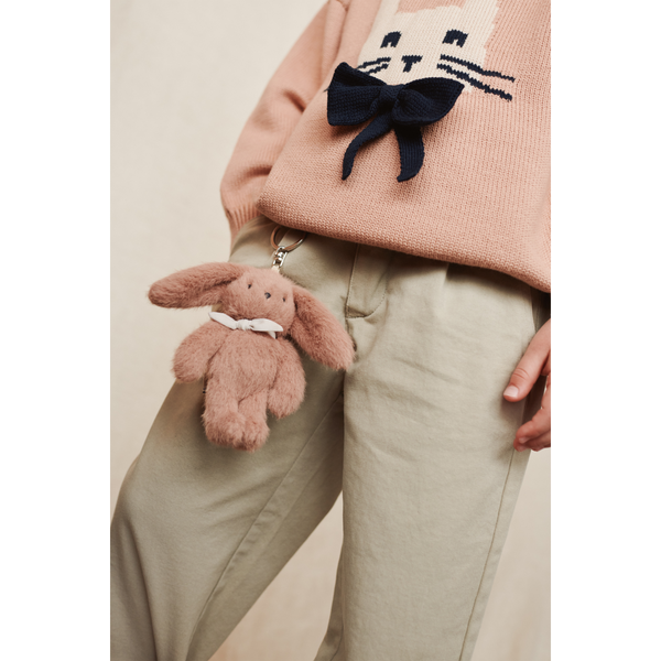 Alfredo Rabbit Keychain Pale Tuscany