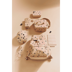 Liewood Chelsey Set Berry, Lunchbox und Flasche nebeneinander