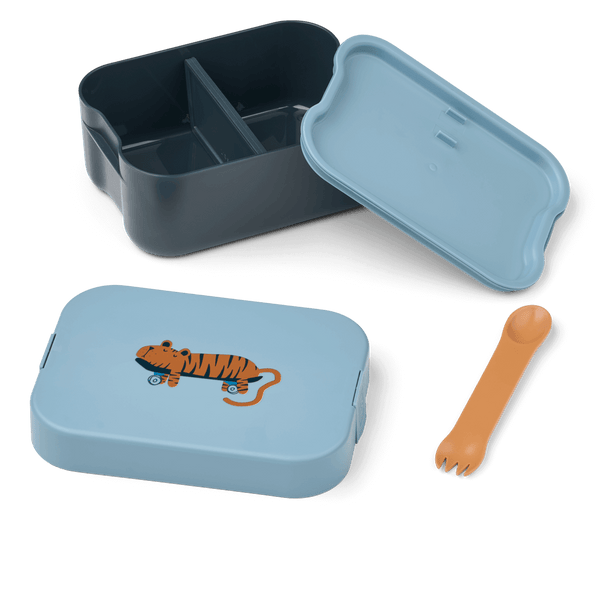 Kamil lunch box Tiger / Beach Blue