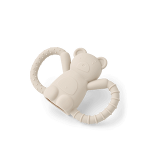 Magdalena Bär Beissring aus Silikon – ideal für kleine Hände zum Kauen und Spielen während des Zahnens.