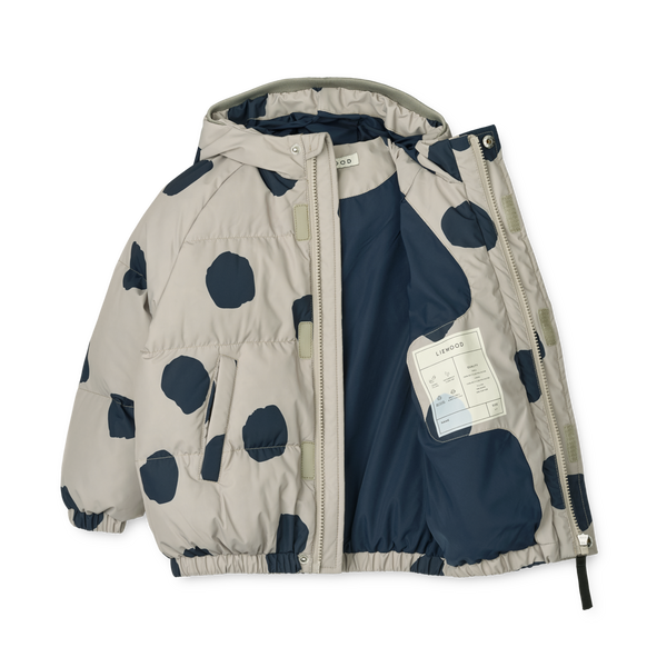 Adelina winter jacket Spot Dots / Mist
