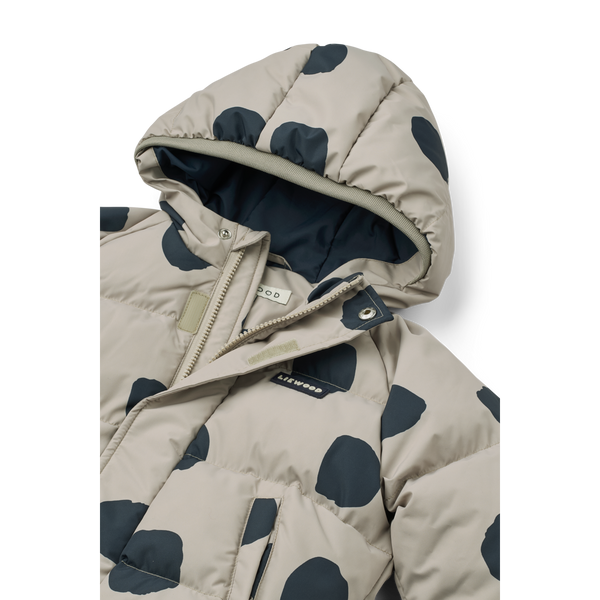 Adelina winter jacket Spot Dots / Mist